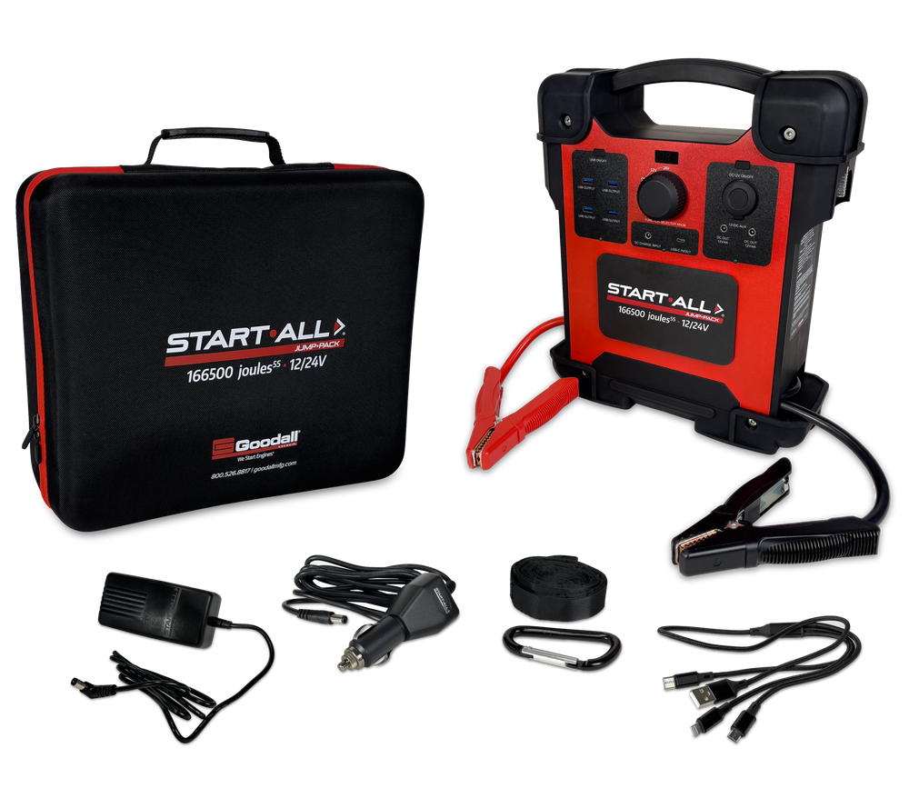 FREE 2500 Goodall Startall Jump Pack 12 and 24 Volt Lithium Ion JP-12-24