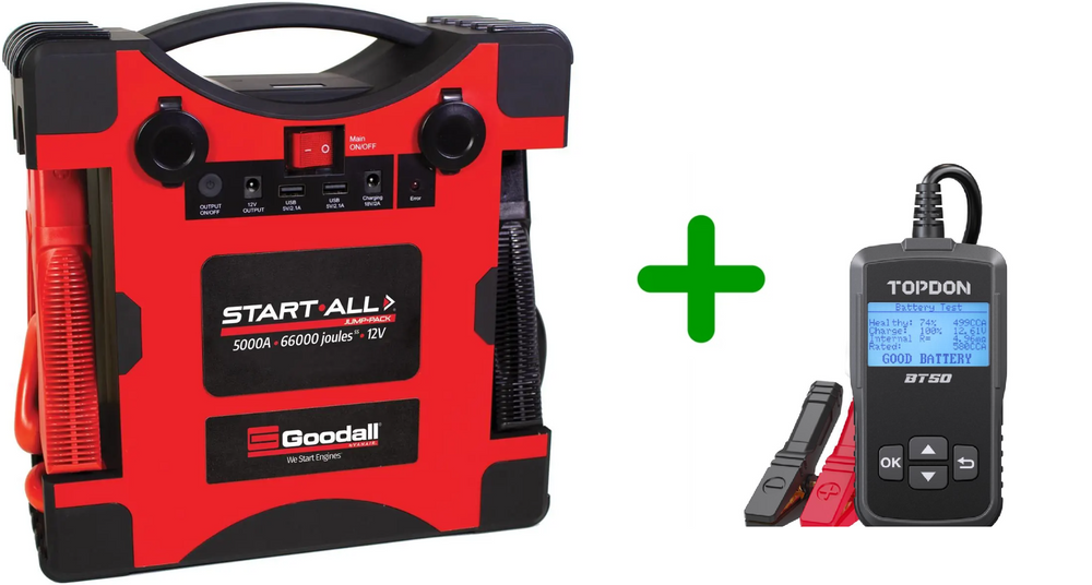 Goodall Start-All Vanair 12V 5000 Amp Jump Pack JP 12 5000