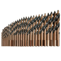 KnKut 29KK10 29 Piece Mechanics Length Step Point Drill Bit Set 1/16"-1/2" by 64ths