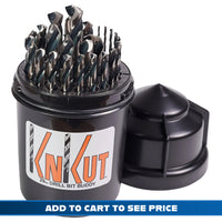 KnKut 29KK5DB 29 Piece Drill Buddy Jobber Length Drill Bit Set 1/16"-1/2" by 64ths