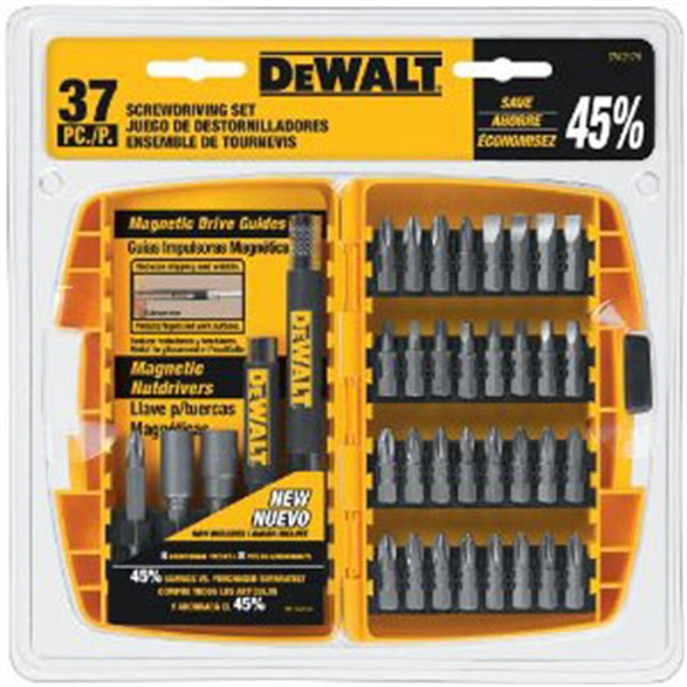 Dewalt Screwdriving 37-Piece Set with Tough Case
