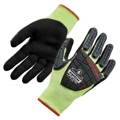 7141 2XL Lime Nitrile-Coated DIR Level 4 Cut-Resistant Gloves