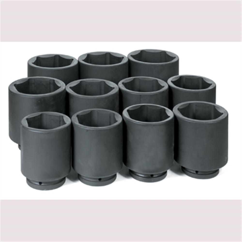 1" Dr. 11 Piece Deep Fractional Set 3-1/8" - 4-1/2"