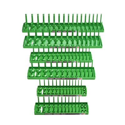 Hansen Global Socket Tray Six Pack, Green