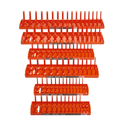 Hansen Global Socket Tray Six Pack, Orange