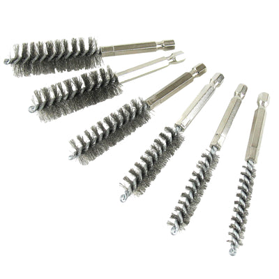 Twisted Wire Bore Brush Set (Stainless Steel)
