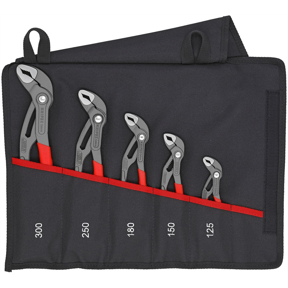 Knipex 5-Piece COBRA PLIERS SET in. TOOL POUCH