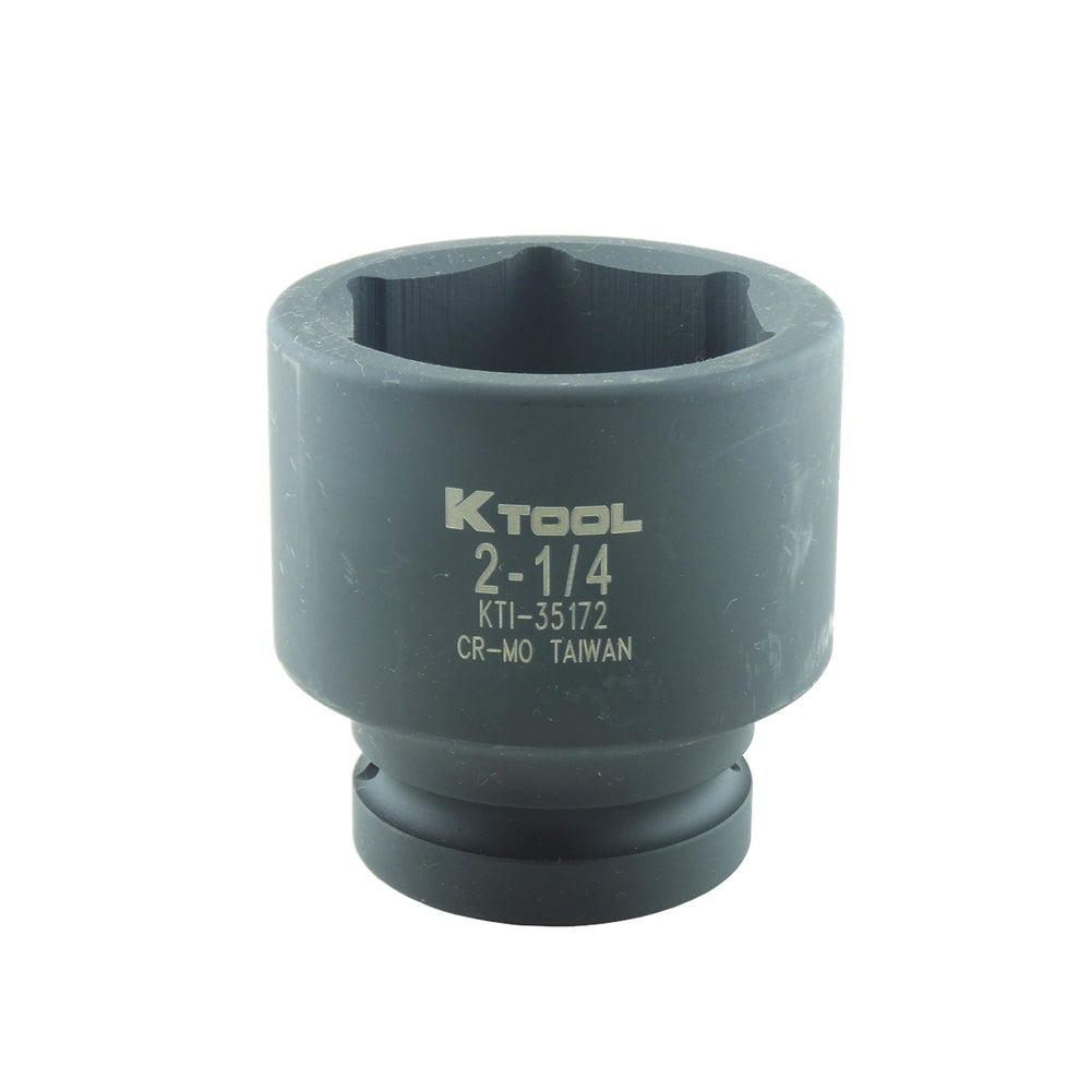 2-1/4” x 1" Drive 6-Point Fractional SAE Short Impact Socket (EA)
