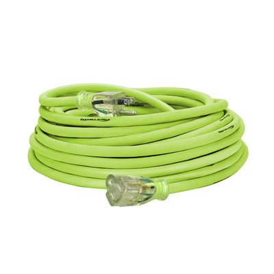 Flexzilla Pro Extension Cord, 12/3 AWG SJTW, 50', Outdoor, Lighted Plug