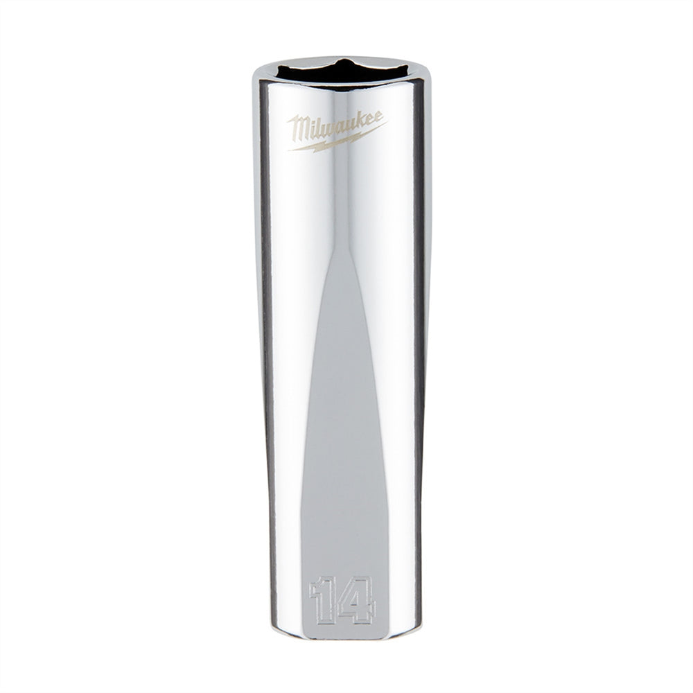 Milwaukee 3/8 in. Drive Socket Metric Deep, 14mm