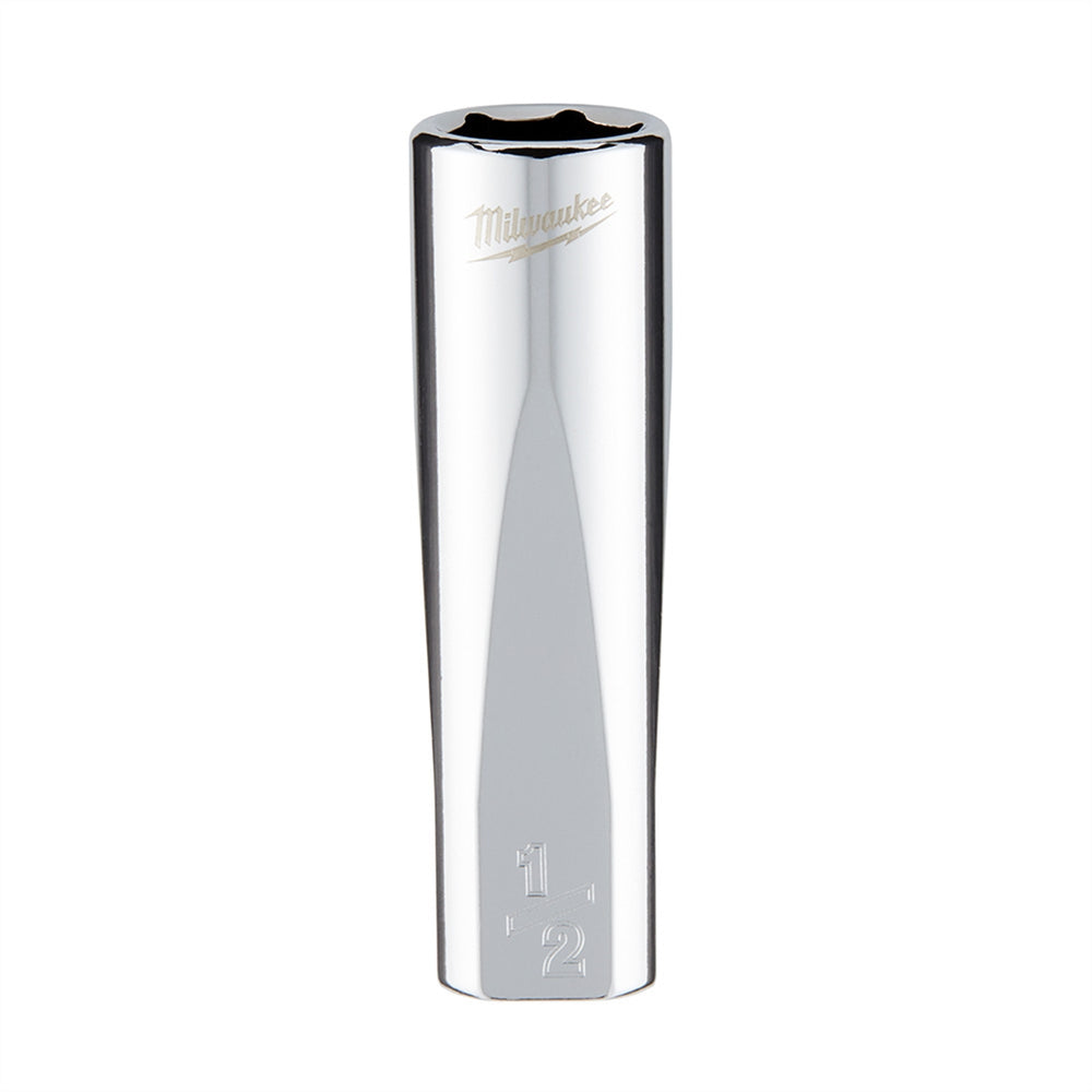 Milwaukee 3/8 in. Drive Socket SAE Deep, 1/2 in.