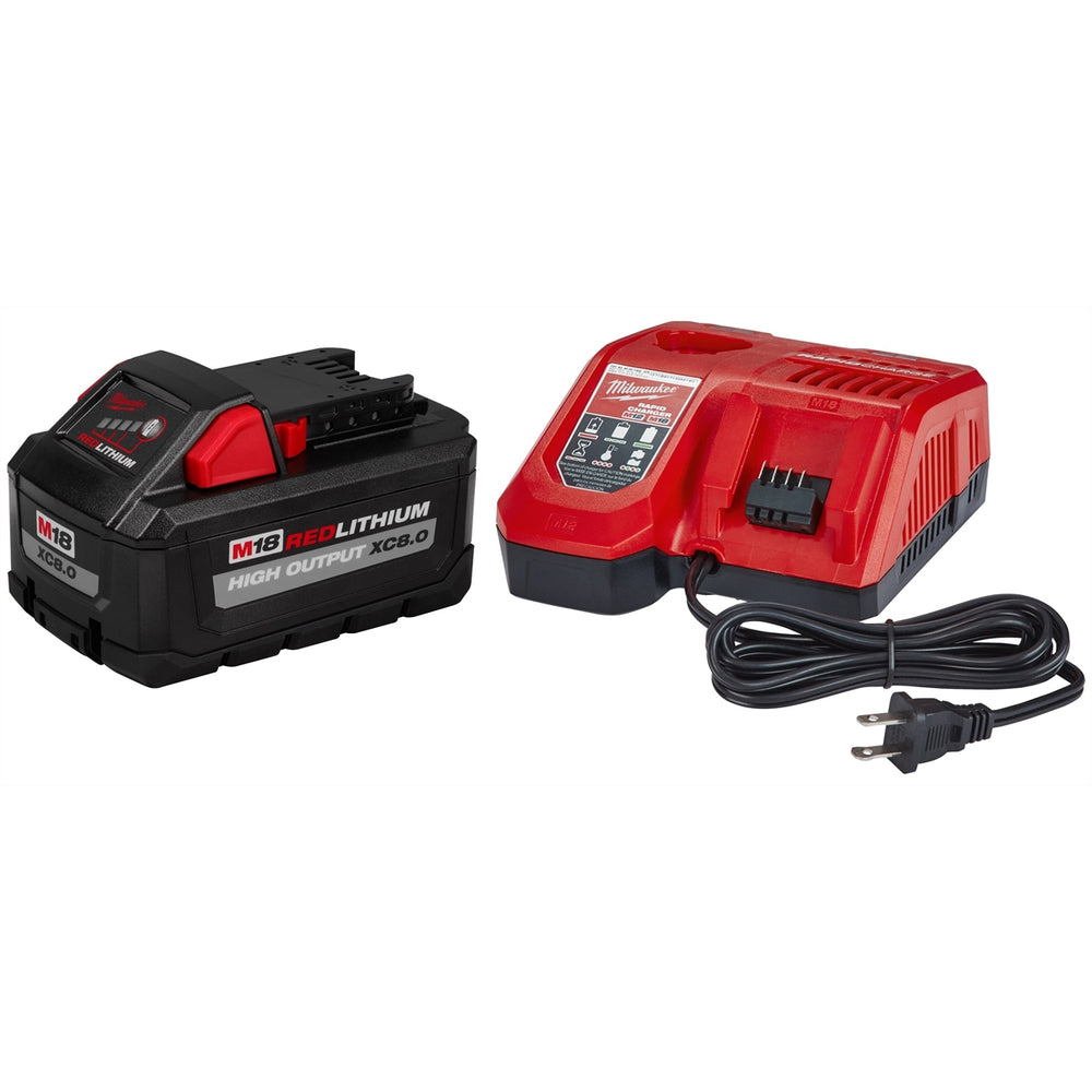 Milwaukee M18 REDLITHIUM HIGH OUTPUT XC8.0 Starter Kit