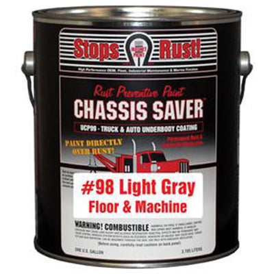 Chassis Saver Paint, Stops and Prevents Rust, Gray, 1 Gallon Can