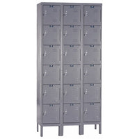 LOCKERS 18 OPENINGS GRAY