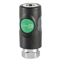 Prevost 3/8" Body High Flow 3/8" Female NPT Safety Coupling
