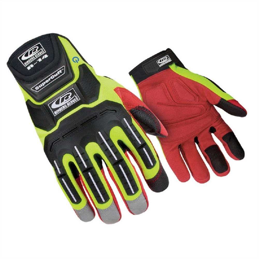 Ringers Gloves R-14 Mechanic's Hi-Vis S