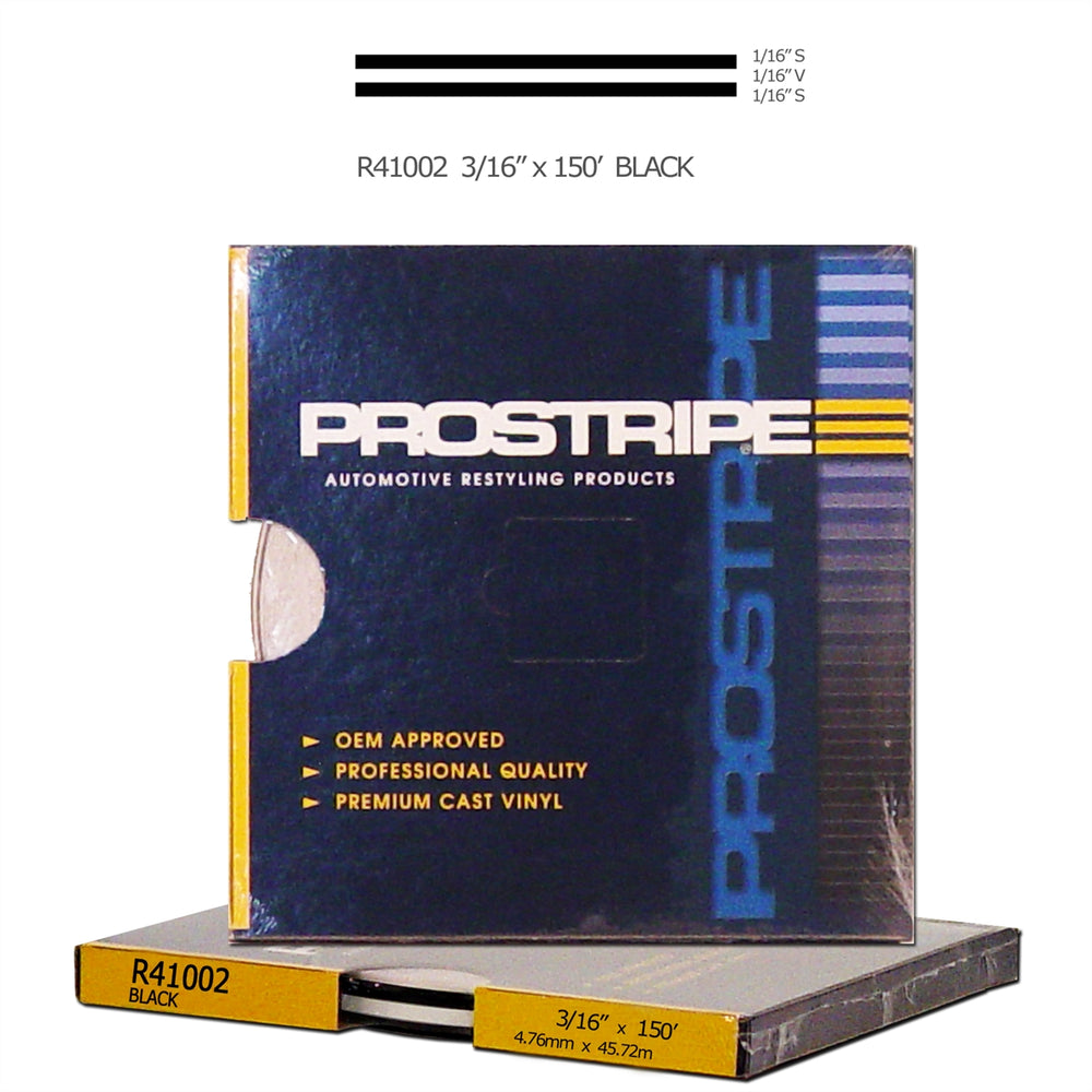 MS, 3/16" X 150'; Black