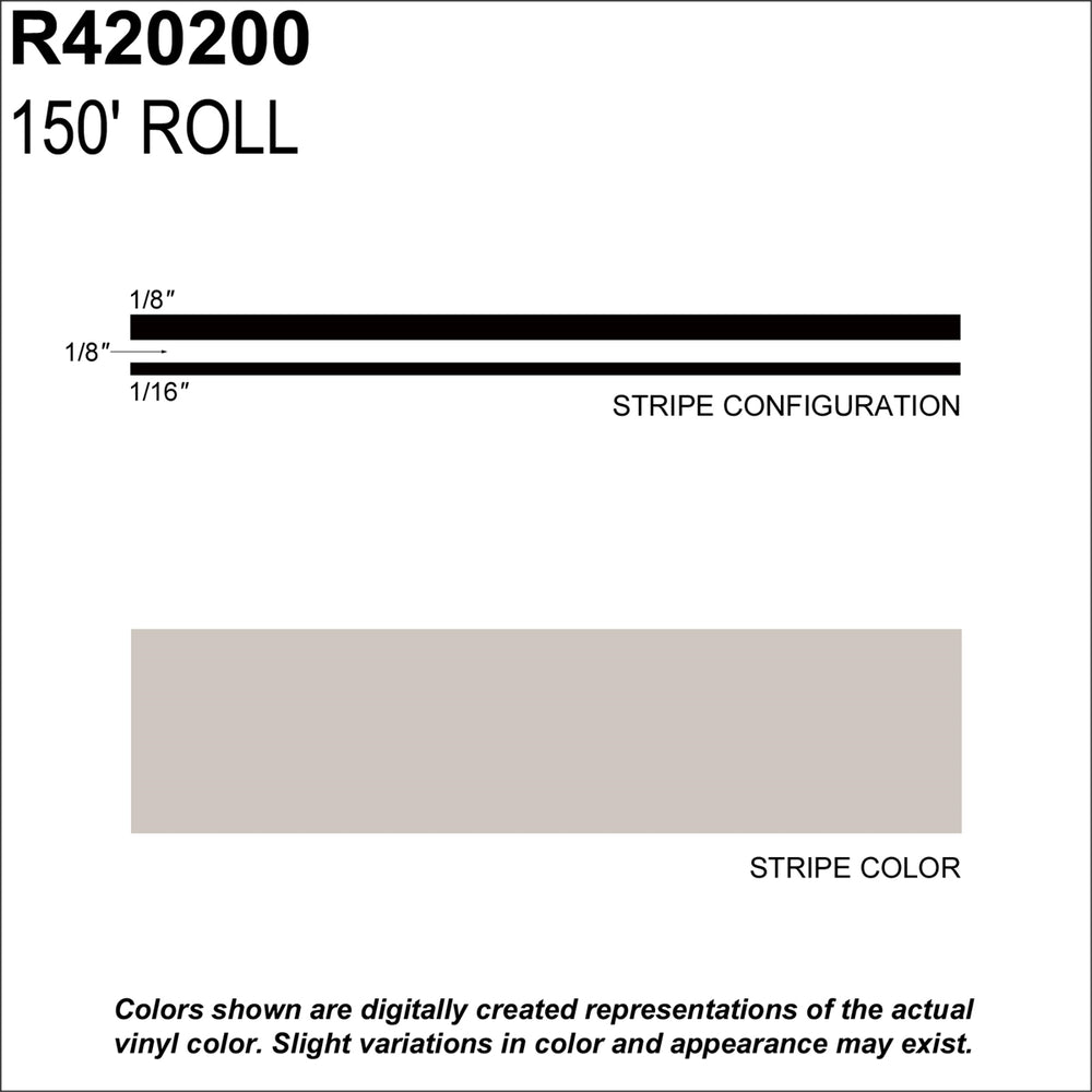 MS, 5/16" X 150'; New Pewter Metallic