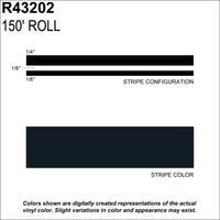MS, 1/2" X 150'; Black