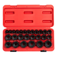 Sunex Tools 26-Piece 1/2 in. Drive Metric Impact Socket Set