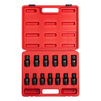 Sunex Tools 13-Piece 1/2 in. Drive Metric Universal Impact Socket Set