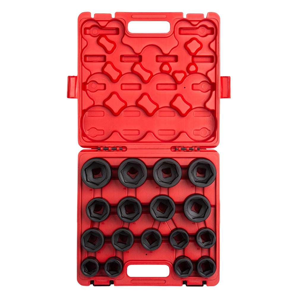 Sunex Tools 17-Piece 3/4 in. Drive 6-Point Heavy Duty Metric Impact Socket Set