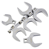 Sunex 6-Piece 1/2 in. Drive Full Polish Fractional SAE Jumbo Crowfoot Wrench