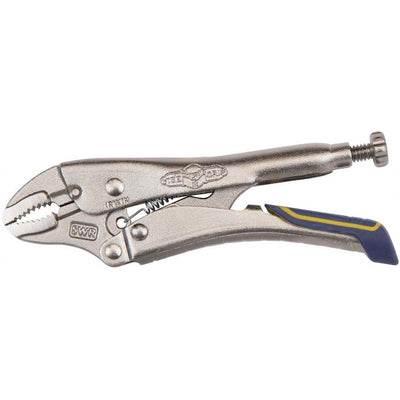 IRWIN VISE-GRIP Locking Pliers, Fast Release Curved Jaw with Wire Cutter, 5-Inch (IRHT82581)