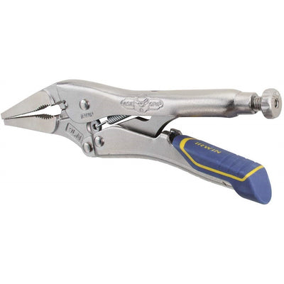 IRWIN VISE-GRIP Locking Pliers, Fast Release, Long Nose with Wire Cutter, 9-Inch (IRHT82582)