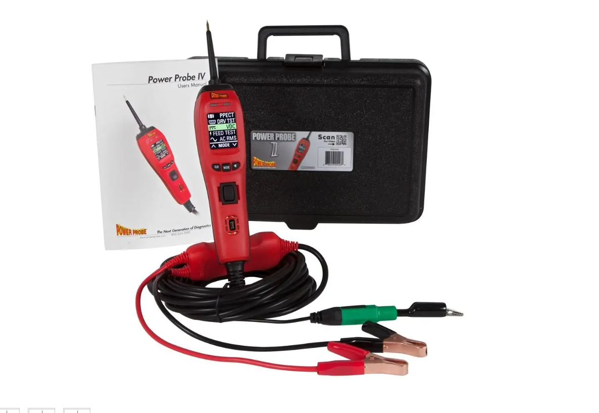 Power Probe 4 electrical circuit tester with multi meter functions