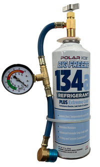 Polar IceTM R-134a Refrigerant with Extreme ColdTM Performance Booster