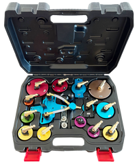Brake Bleeding Adapters 13 Piece Master Kit Now Includes a Blow Molded Case BAKIT01