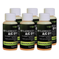 Tracer Products TP3840-1P6 Universal A/c Dye 6-pack Of 1 Oz. Bottles