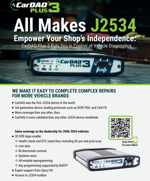 CarDAQ-Plus3 Kit All Makes J2534 Reprogramming Tool