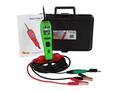 Power Probe 4 Diagnostic Circuit Tester Green in Blow Molded Plastic Case