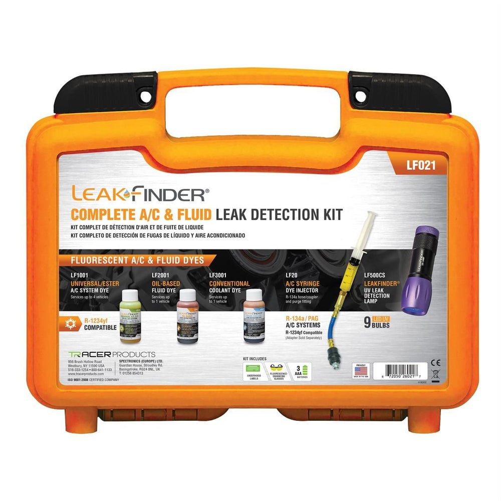 Tracer Products LeakFinder LF021 A/C and Fluid Leak Detection Kit