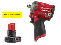 Milwaukee 2554-20 M12 FUEL Stubby 3/8" Drive FREE M12 XC 4.0 Battery Pack - Tools for Sale USA Tooldom