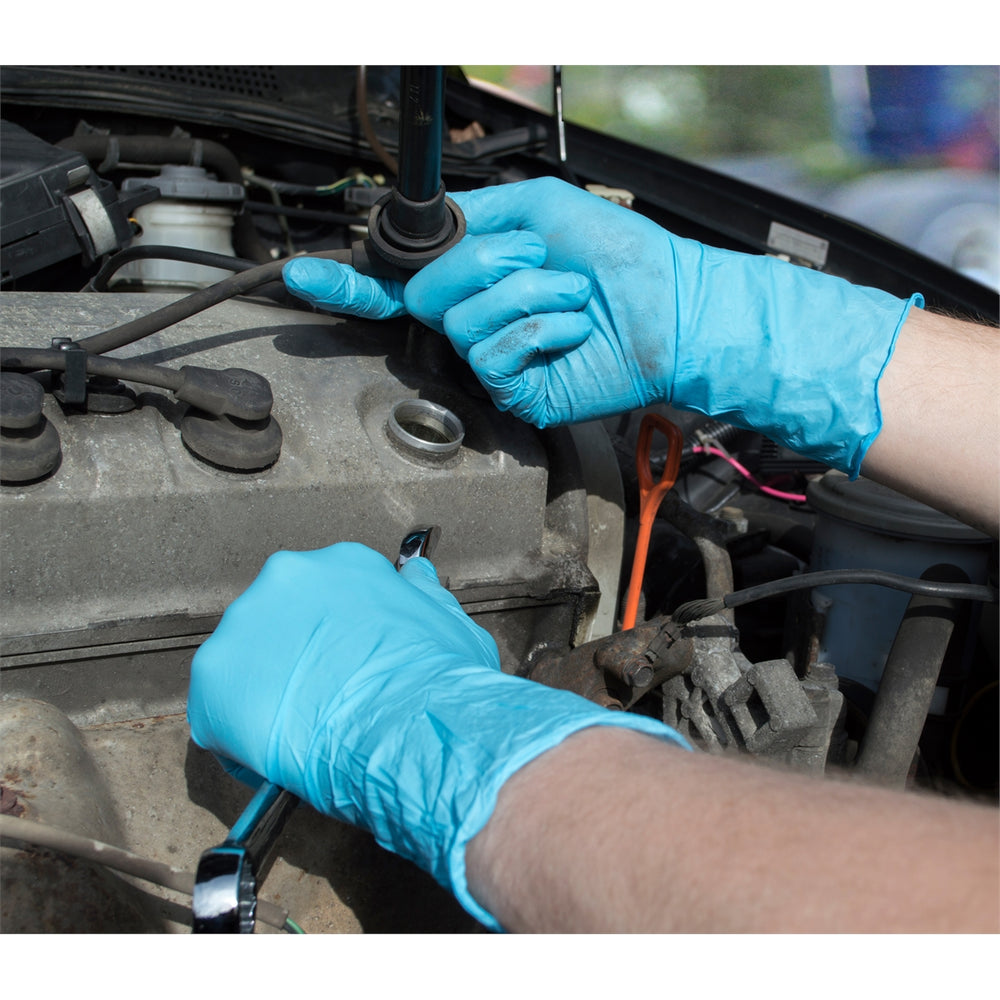 AMMEX Nitrile PF Exam Gloves L