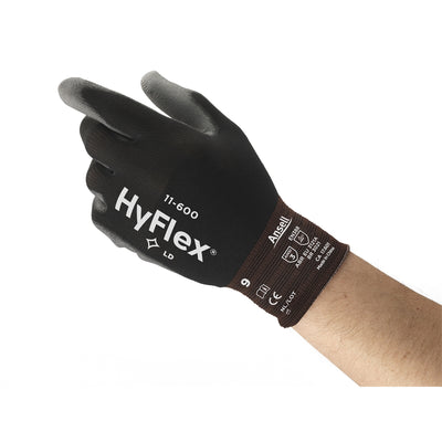 HyFlex 11-600 Multipurpose Gloves - Breathable Lightweight, Size XX-Small (Pack of 12)