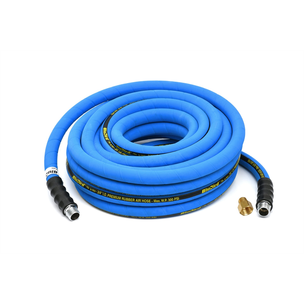 BluBird Pro 3/4 in. x 50 ft. Rubber Air Hose