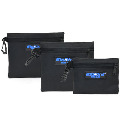BluBird WORK GEAR 3-Pack Multi-Purpose Clipon Zip Bags