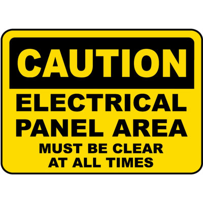 Electrical Panel Caution Label