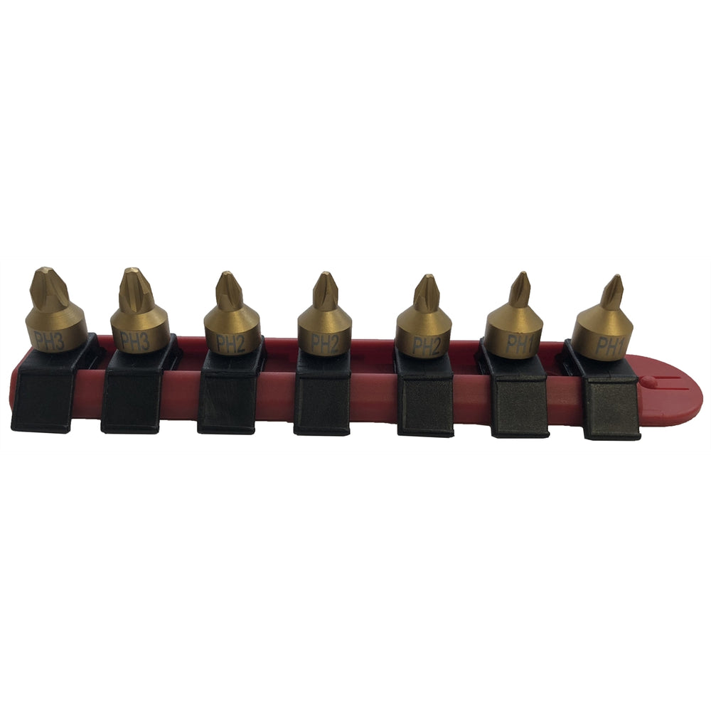 Stubby Phillips Bit Set 7PC