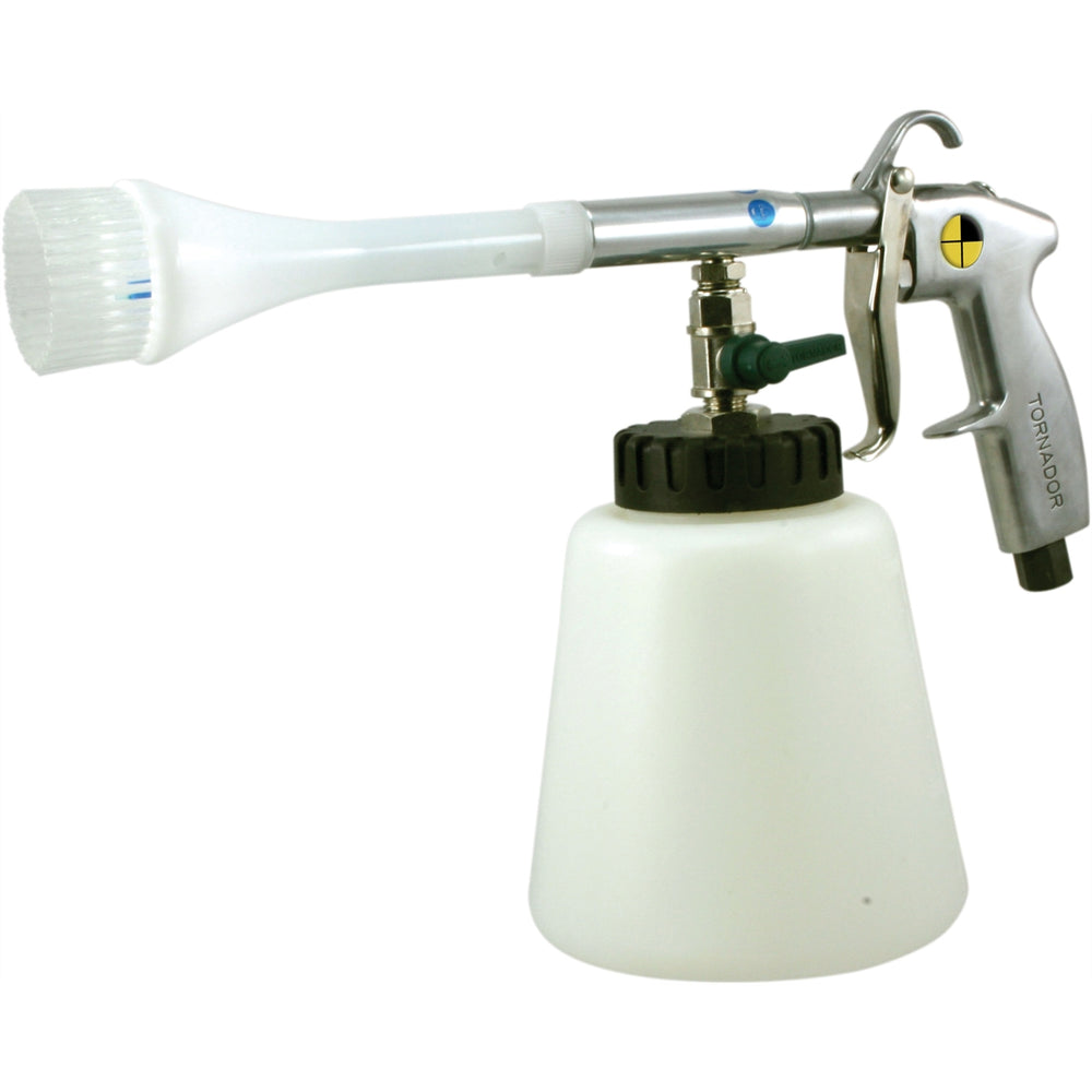 Tornado Pulse Cleaning Gun with Brush and Reservoir
