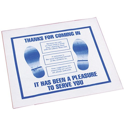 PLASTIC FLOOR MAT 500PK