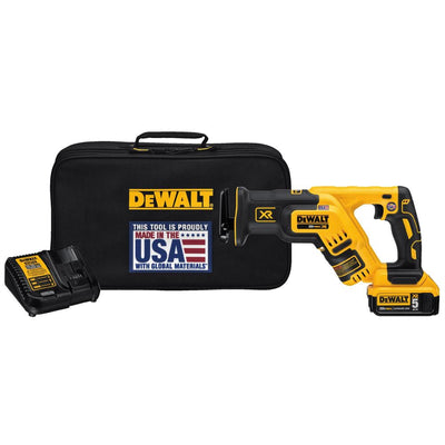 DeWalt 20V MAX XR Brushless Compact Reciprocating Saw w/ (1) 5.0 Ah Battery and Charger Kit
