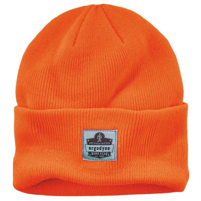 6806 Orange 6806 Cuffed Rib Knit Beanie Hat