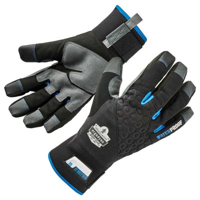 817WP XL Black Reinforced Thermal Waterproof Winter Work Gloves