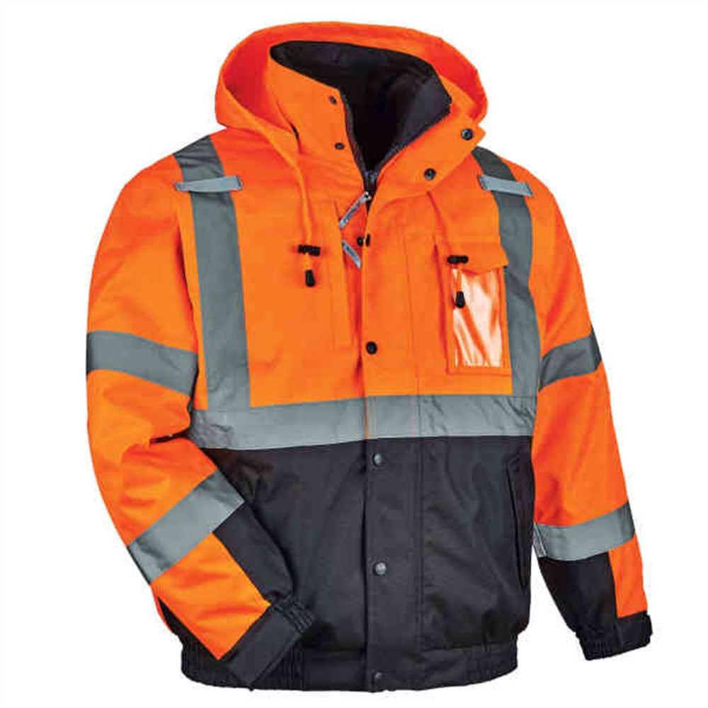 8381 L Orange Type R Class 3 Hi-Vis 3-in-1 Bomber Jacket