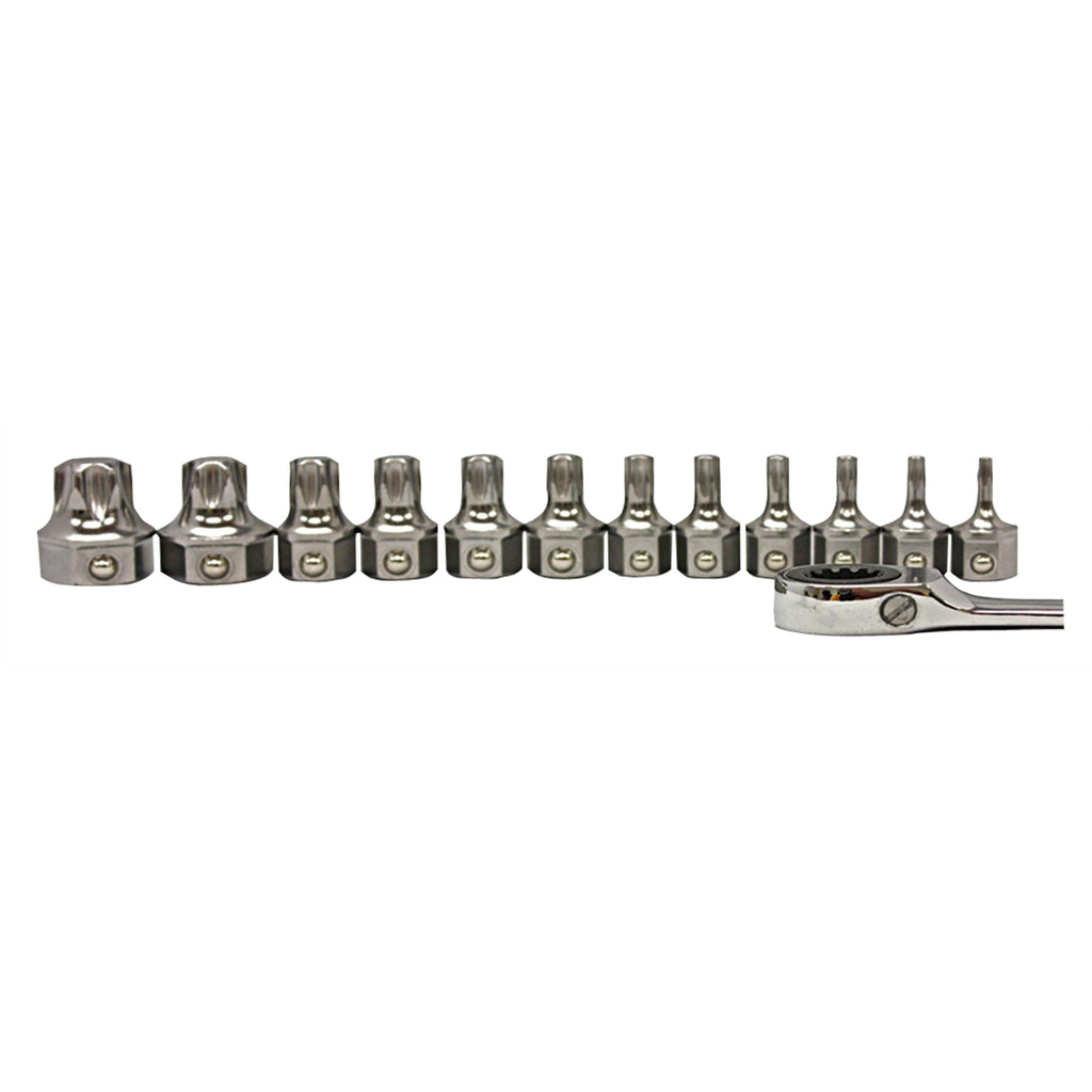 12 Piece Super Low Profile Torx Bit Set EZRT1000